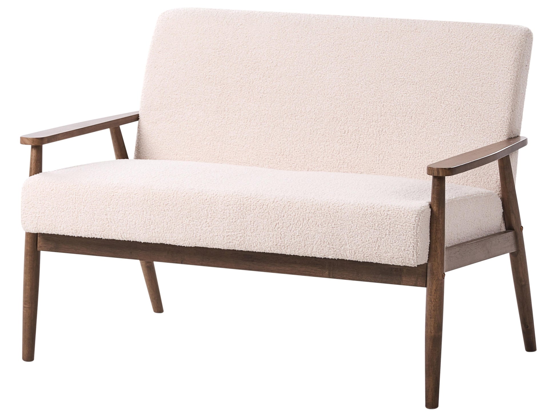  Living Room Set 6 Seater ESRUM Boucle Dark Brown/ Beige