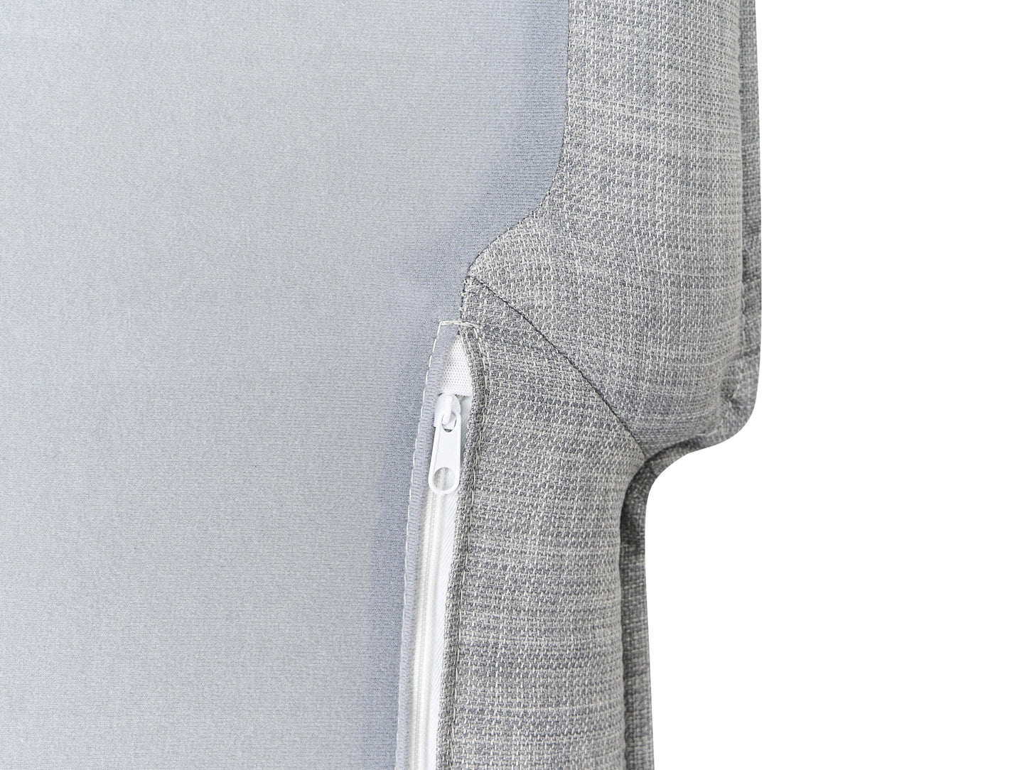  Corner Sofa 3 Seater ELVENES Fabric Light Grey Left Hand