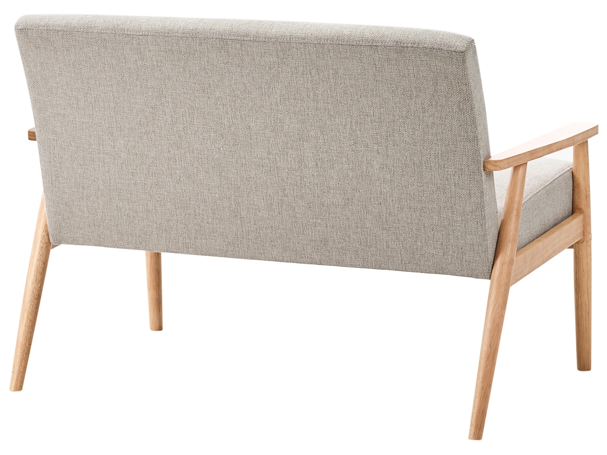  Sofa 2 Seater ESRUM Fabric Light Brown/ Grey