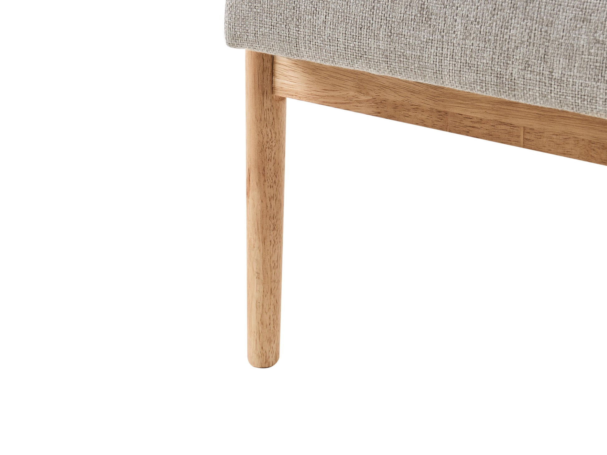  Sofa 2 Seater ESRUM Fabric Light Brown/ Grey