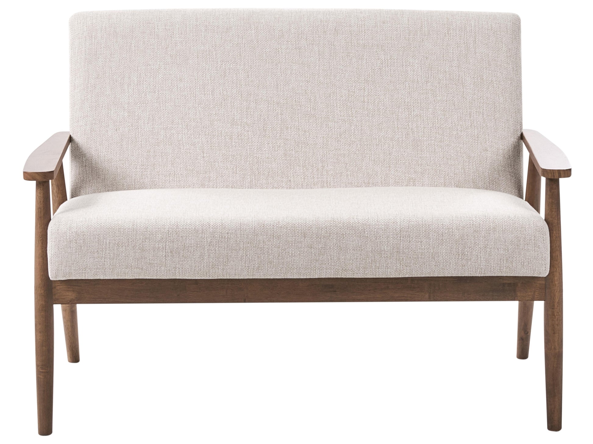  Living Room Set 6 Seater ESRUM Fabric Dark Brown/ Beige