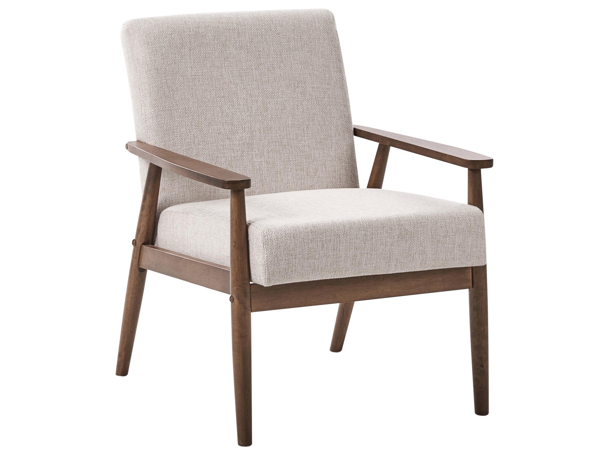  Living Room Set 6 Seater ESRUM Fabric Dark Brown/ Beige