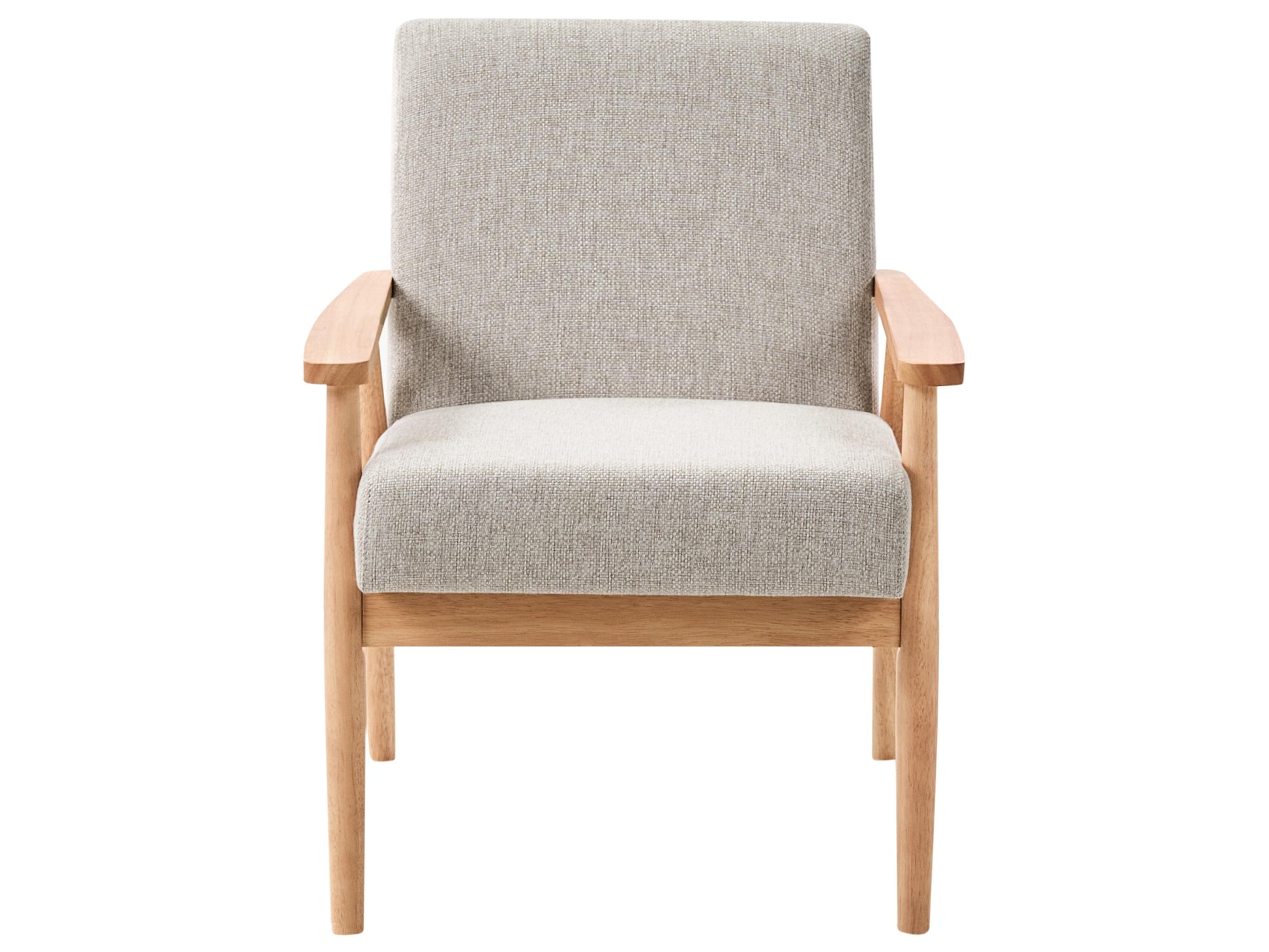  Living Room Set 6 Seater ESRUM Fabric Light Brown/ Grey