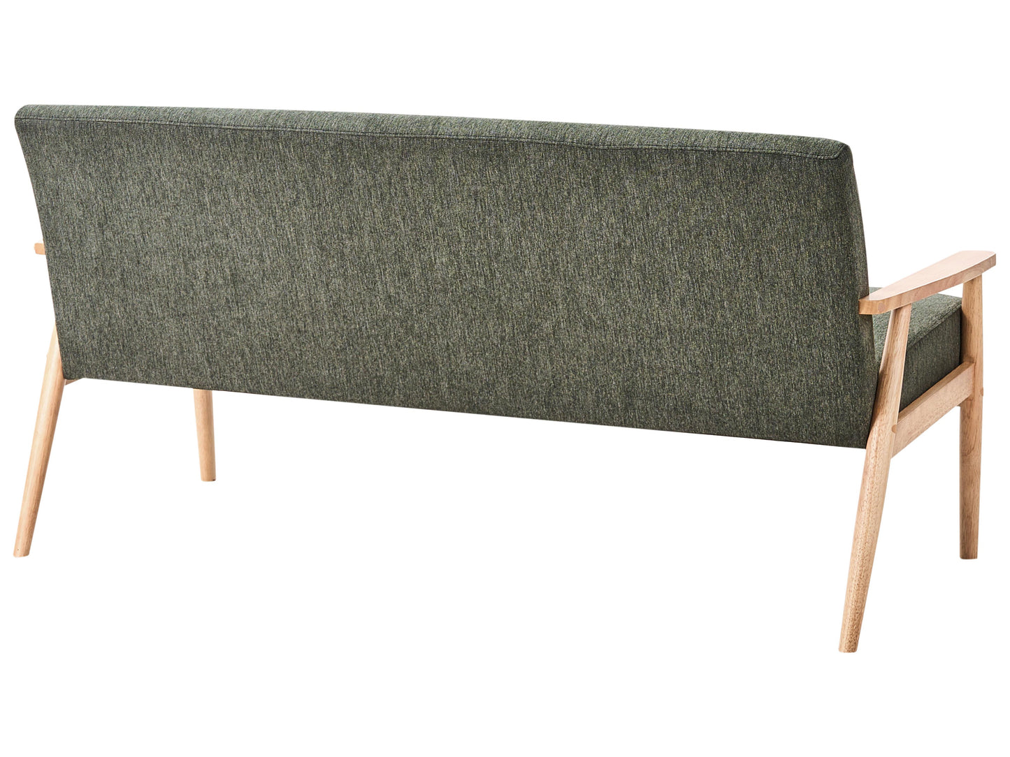  Living Room Set 6 Seater ESRUM Fabric Light Brown/ Green