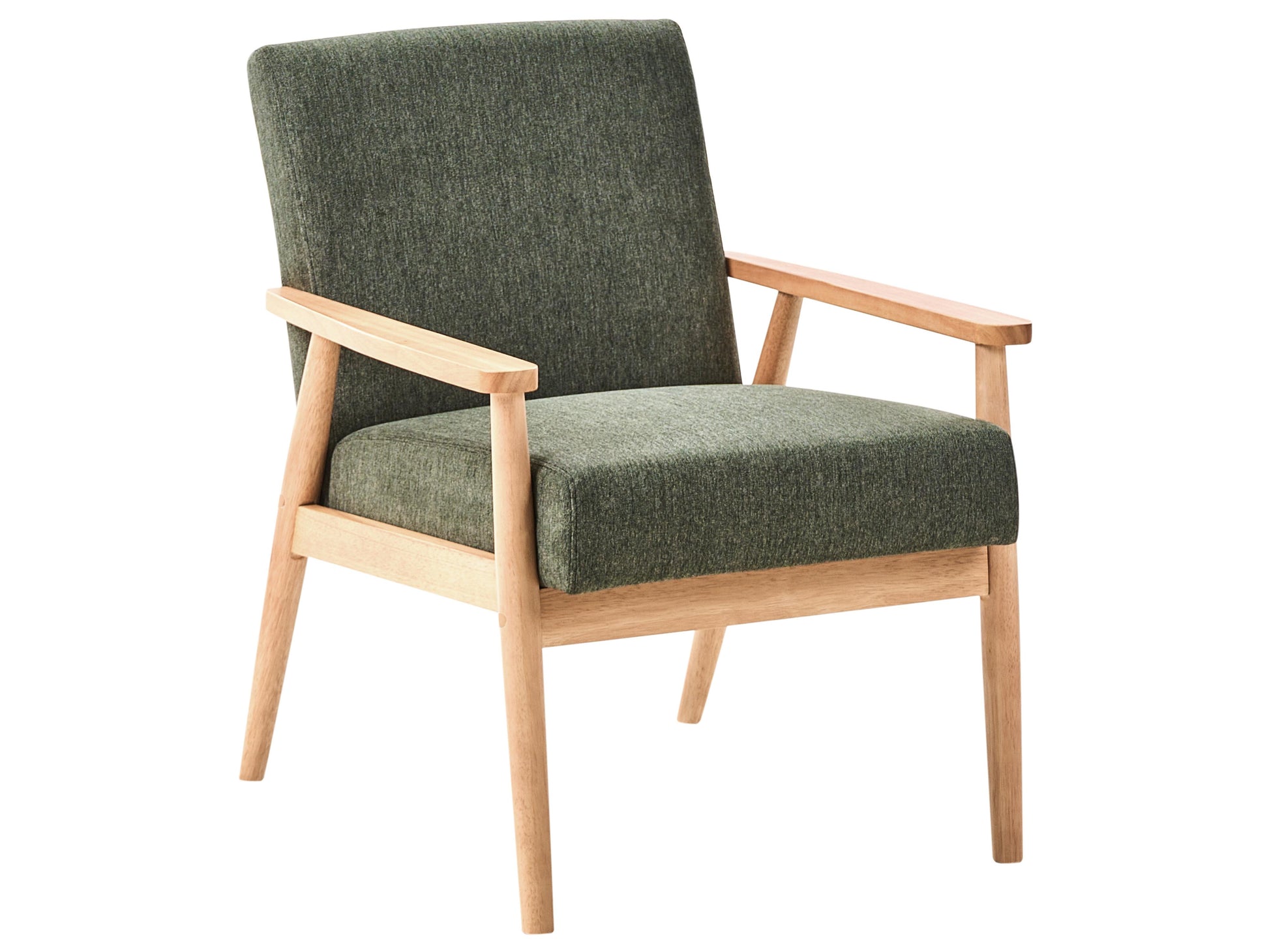  Living Room Set 6 Seater ESRUM Fabric Light Brown/ Green