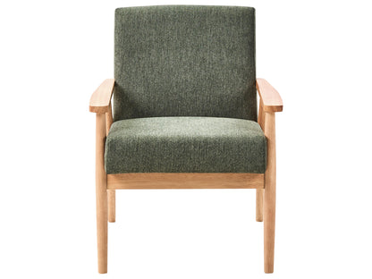  Living Room Set 6 Seater ESRUM Fabric Light Brown/ Green
