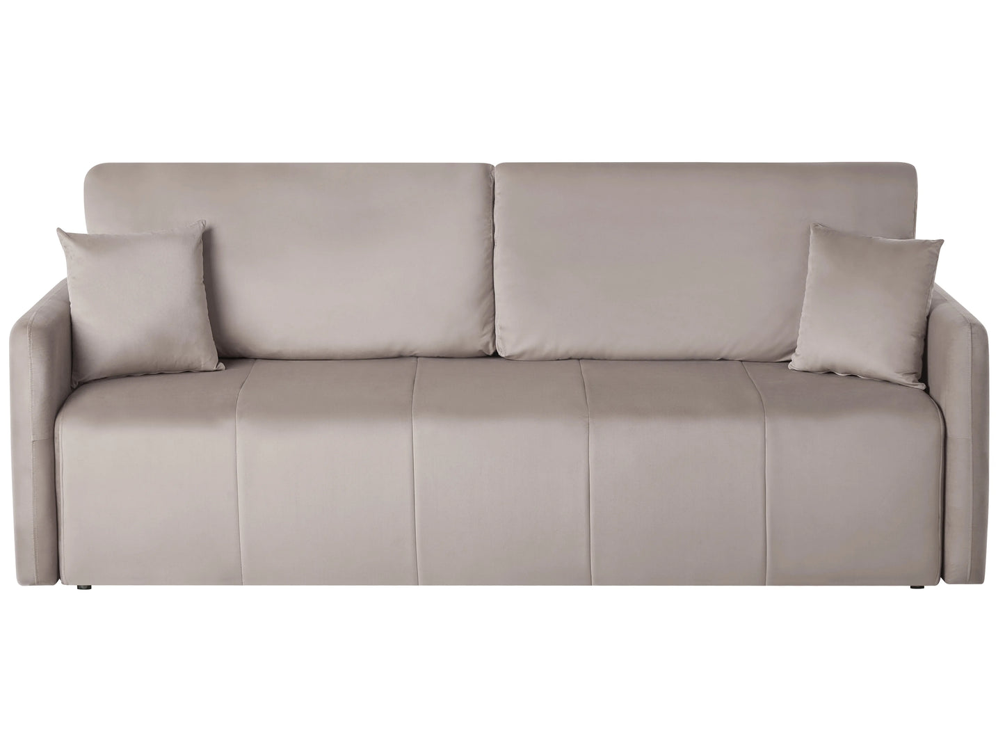  Sofa Bed 3 Seater EGGE Velvet Taupe