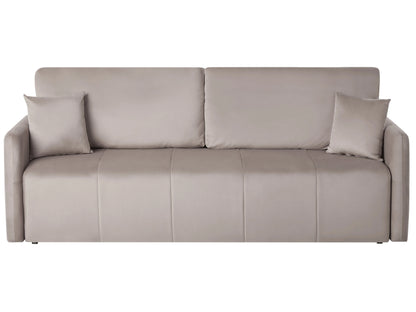  Sofa Bed 3 Seater EGGE Velvet Taupe