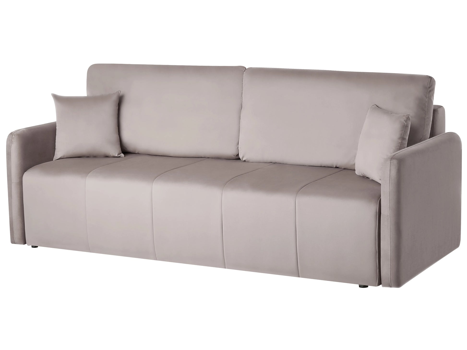  Sofa Bed 3 Seater EGGE Velvet Taupe