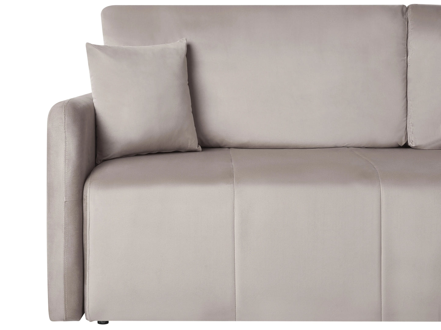  Sofa Bed 3 Seater EGGE Velvet Taupe