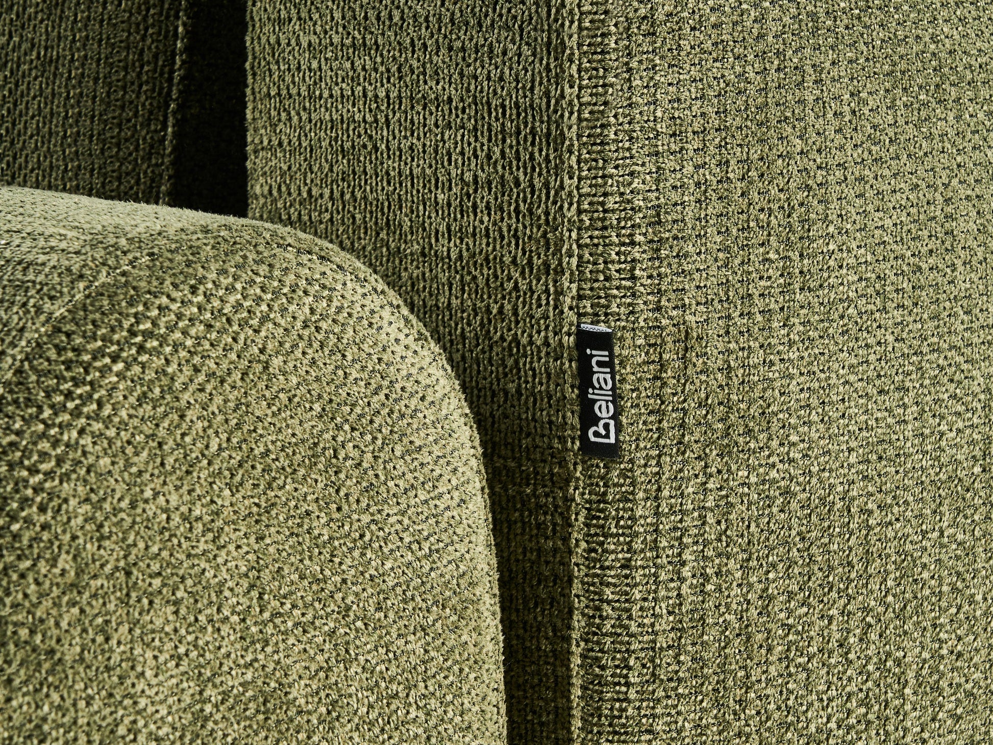  Sofa Bed 3 Seater KVAM Fabric Green With Storage