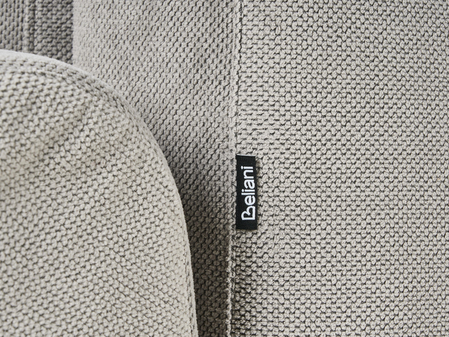  Sofa Bed 3 Seater KVAM Fabric Grey With Storage
