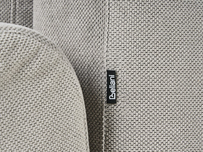  Sofa Bed 3 Seater KVAM Fabric Grey With Storage
