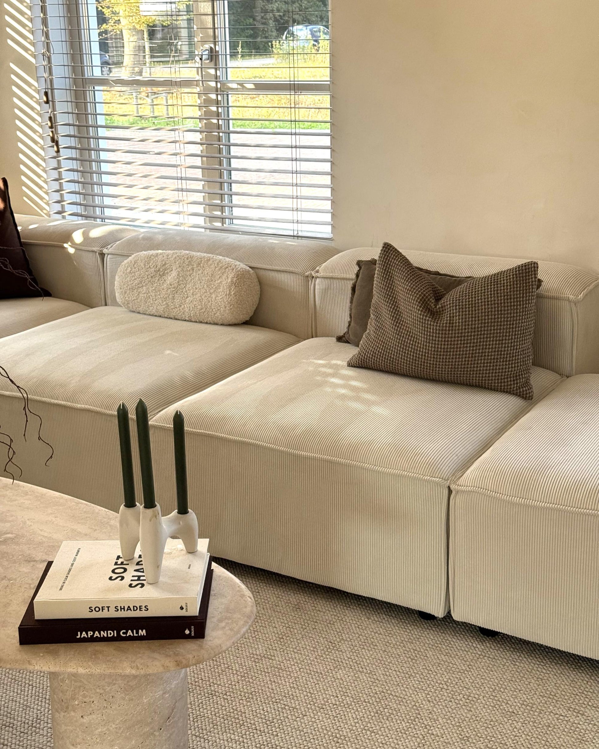  1-Seat Section ARDAL Corduroy Off-White