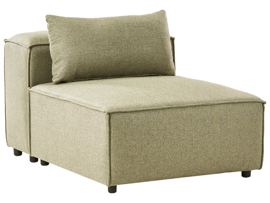  1-Seat Section BRANDE Fabric Light Green