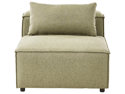  1-Seat Section BRANDE Fabric Light Green