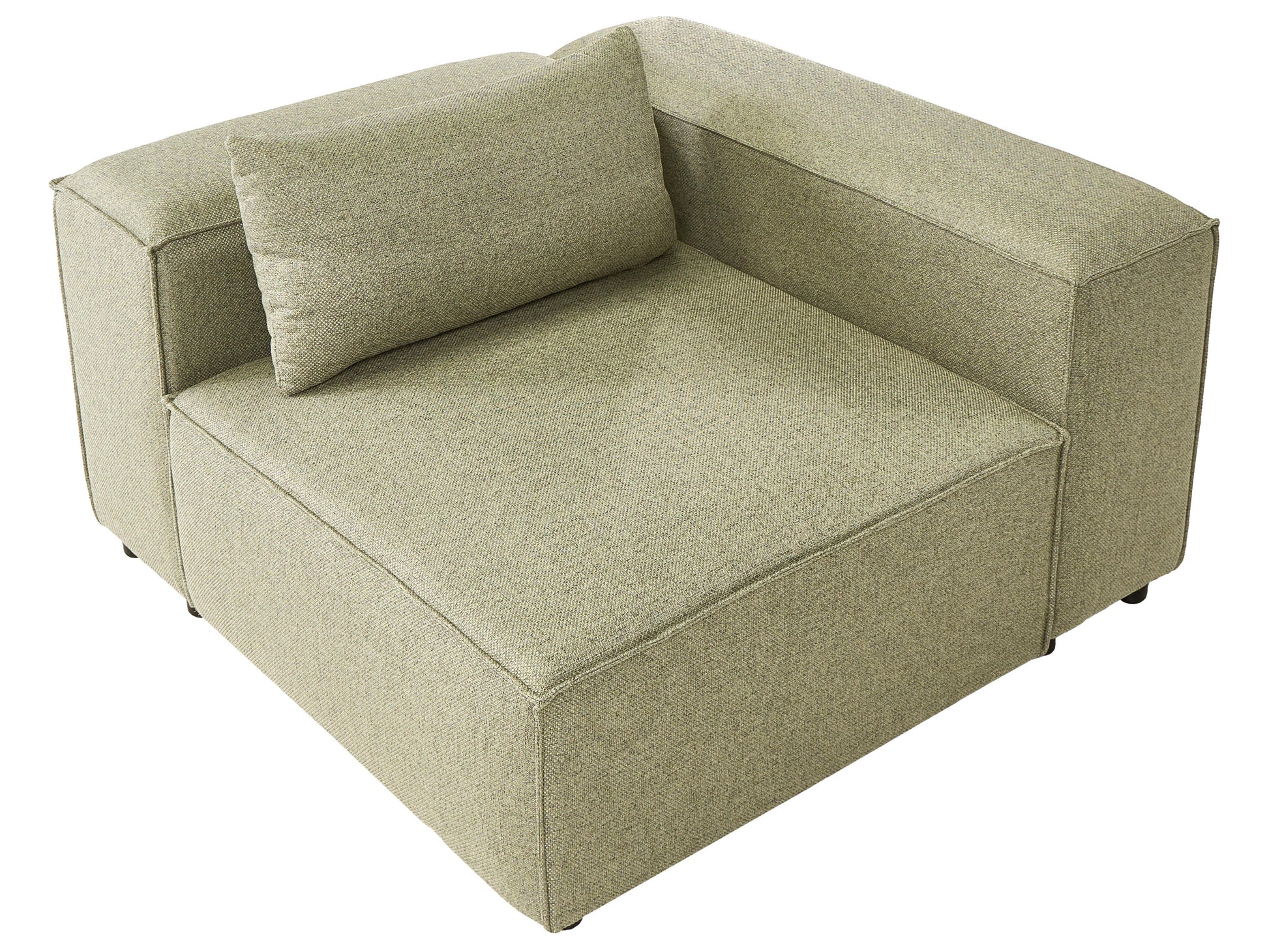  Corner Seat BRANDE Fabric Light Green Symmetrical