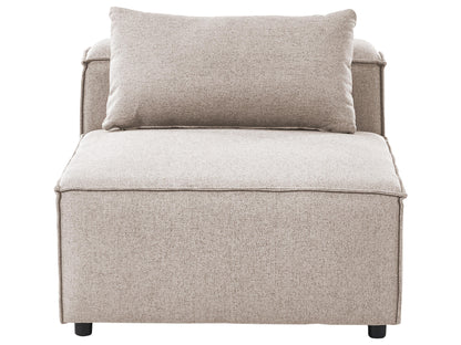  1-Seat Section BRANDE Fabric Light Brown