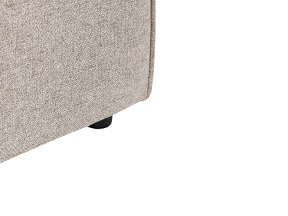  1-Seat Section BRANDE Fabric Light Brown