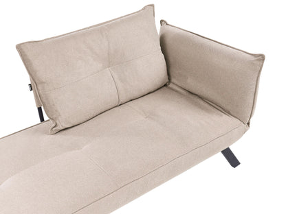  Right-Hand Chaise Lounge ROCAMADOUR Fabric Taupe