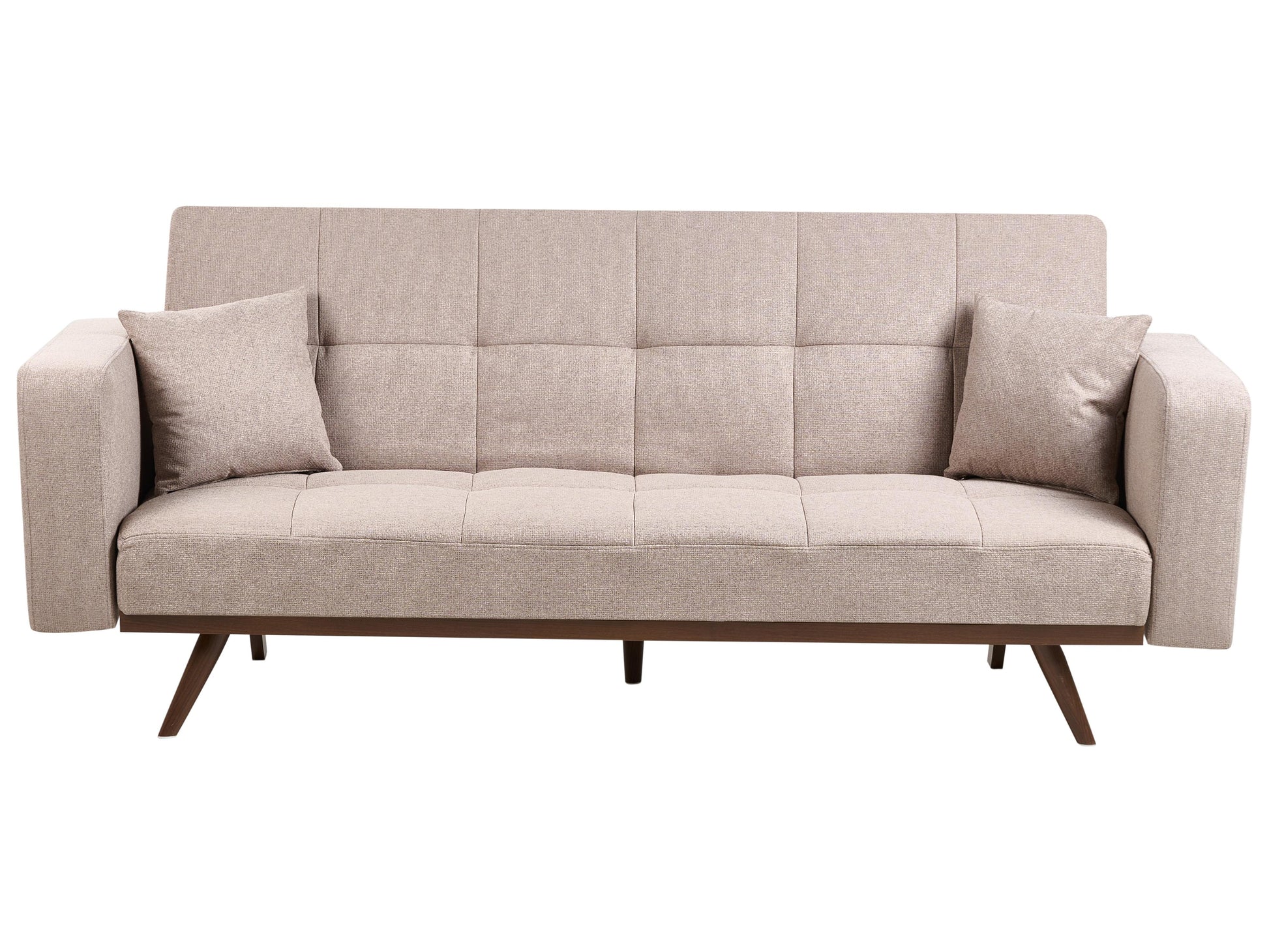  Sofa Bed 3 Seater HJULBY Light Brown