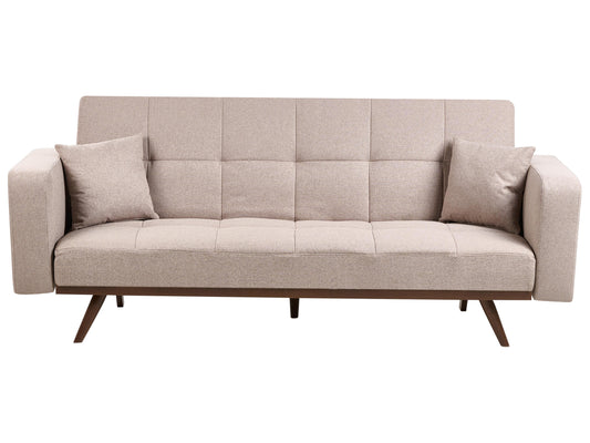  Sofa Bed 3 Seater HJULBY Light Brown