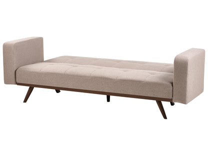  Sofa Bed 3 Seater HJULBY Light Brown