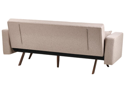  Sofa Bed 3 Seater HJULBY Light Brown