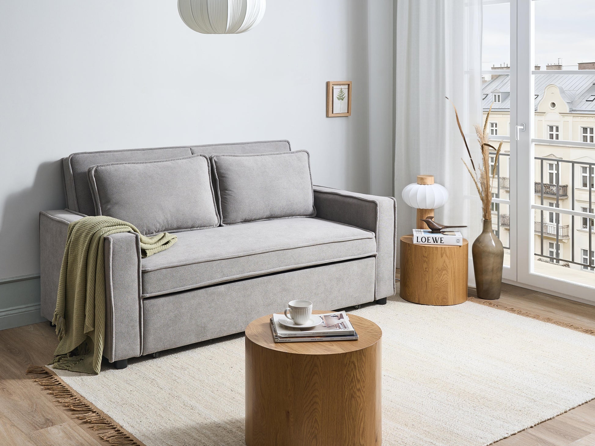  Sofa Bed UTTELA Fabric Grey