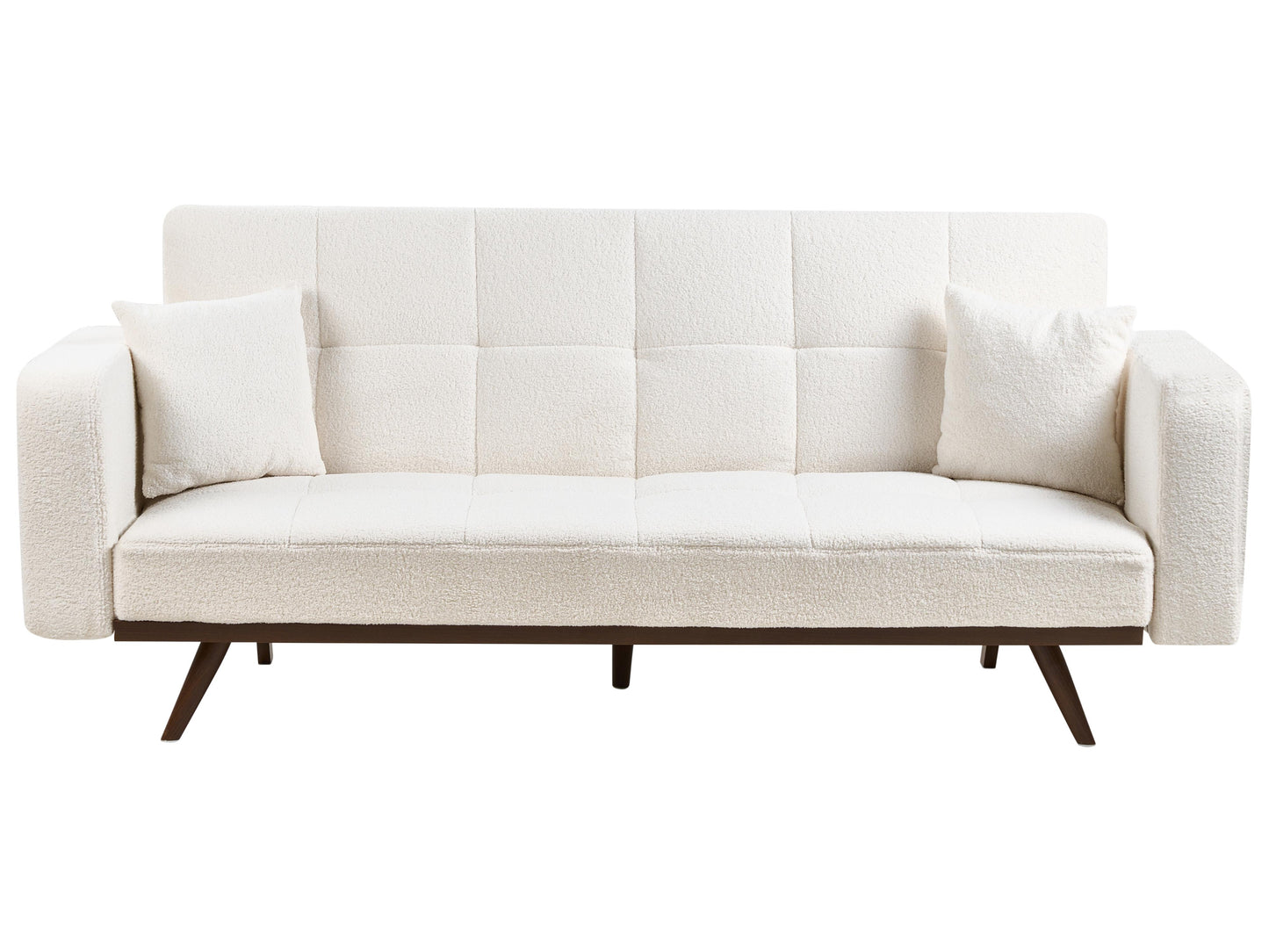  Sofa Bed 3 Seater HJULBY Boucle Off-White