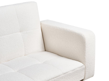  Sofa Bed 3 Seater HJULBY Boucle Off-White