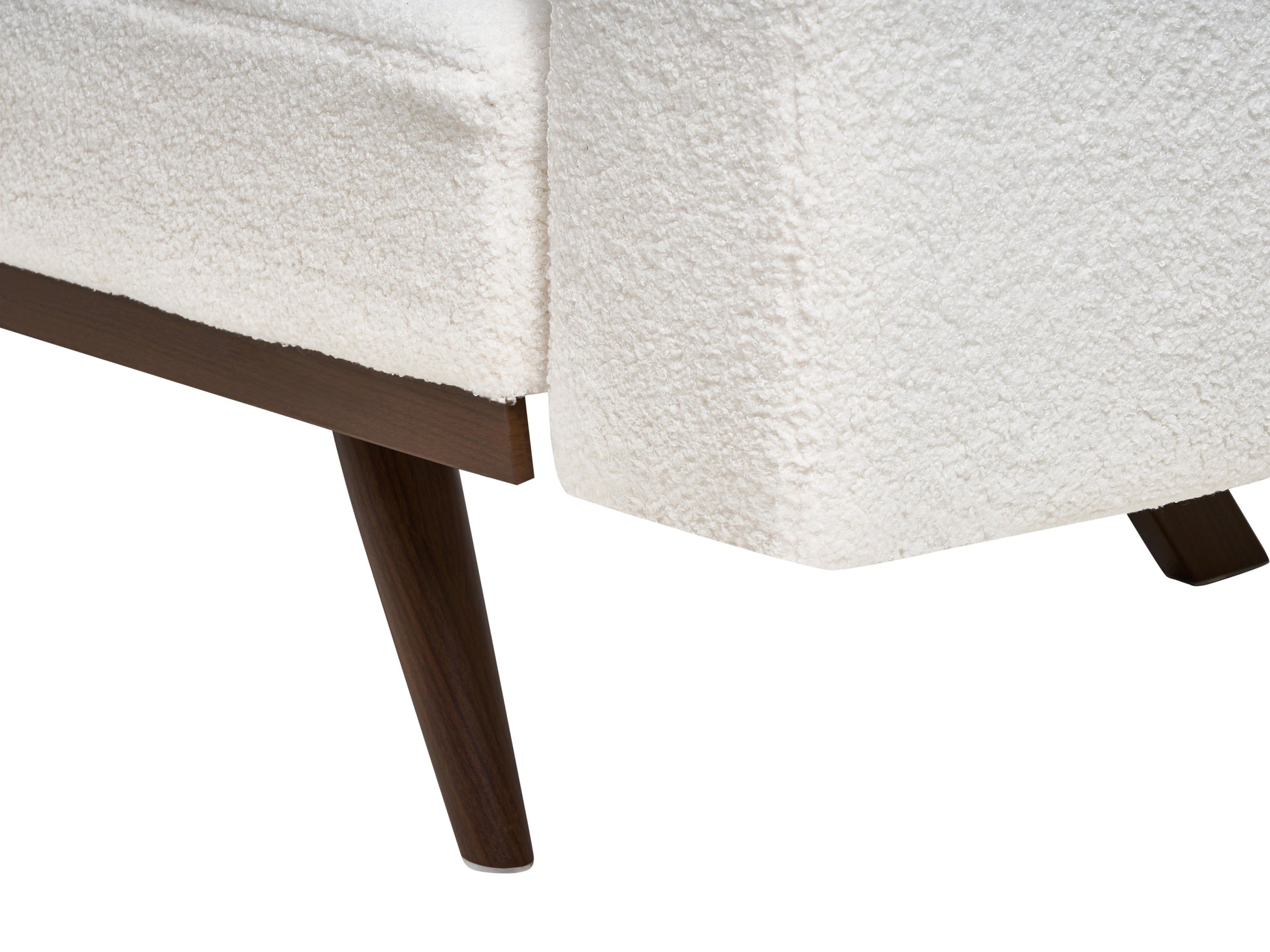  Sofa Bed 3 Seater HJULBY Boucle Off-White