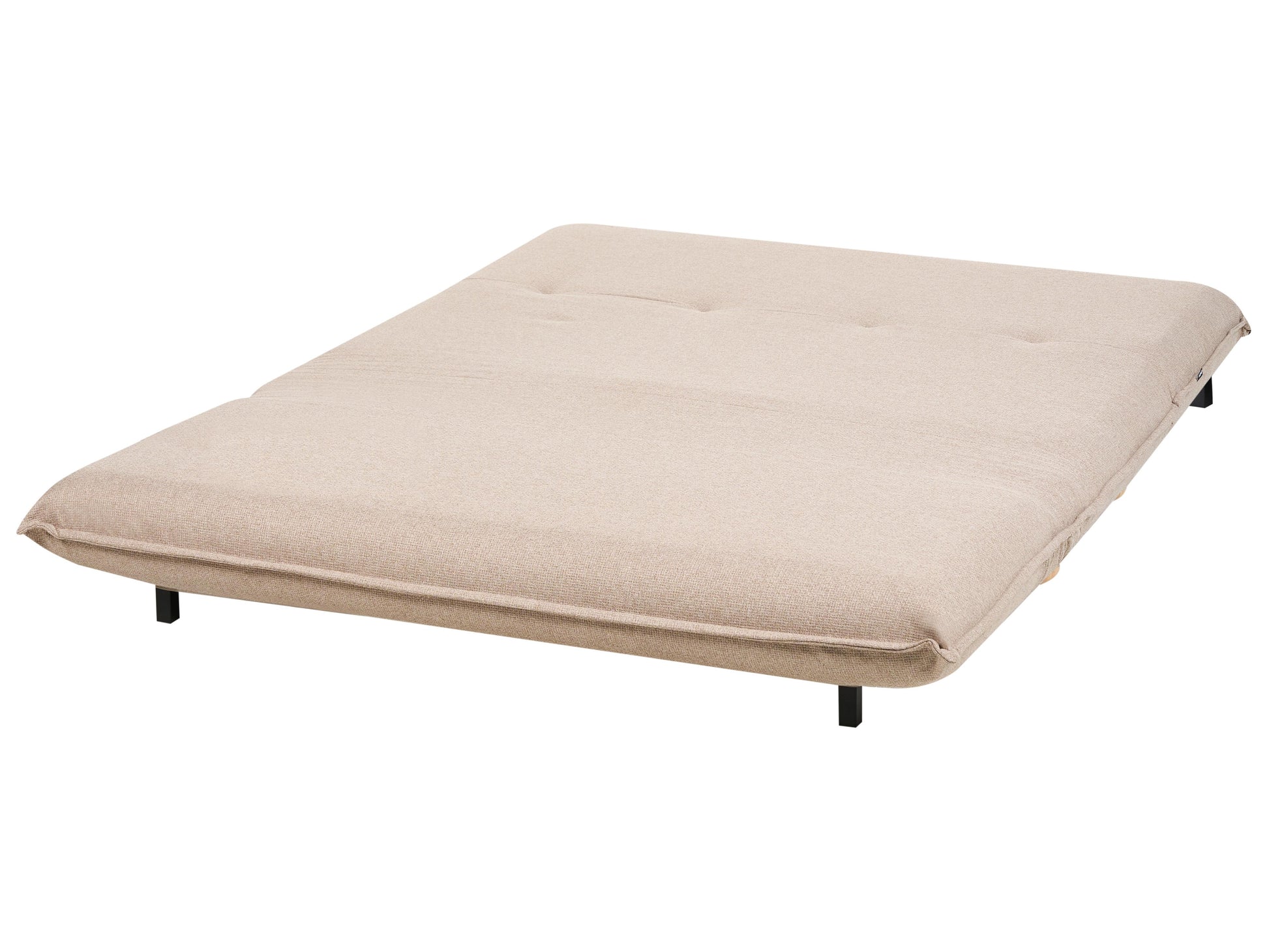  Sofa Bed 2 Seater ABISKO Faux Linen Beige