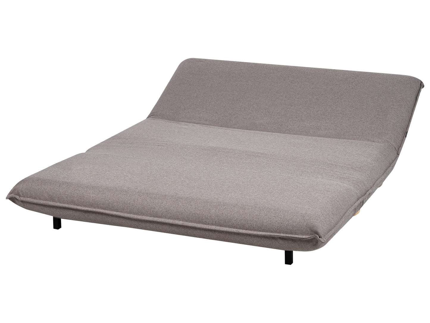  Sofa Bed 2 Seater ABISKO Faux Linen Dark Grey