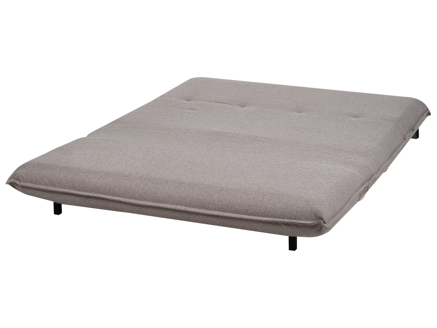  Sofa Bed 2 Seater ABISKO Faux Linen Dark Grey
