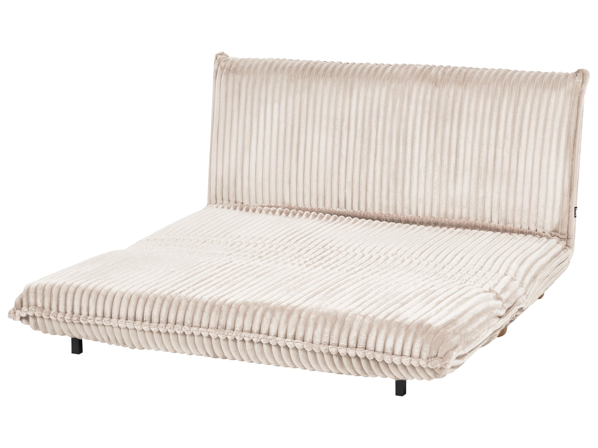  Sofa Bed 2 Seater ABISKO Corduroy Off-White