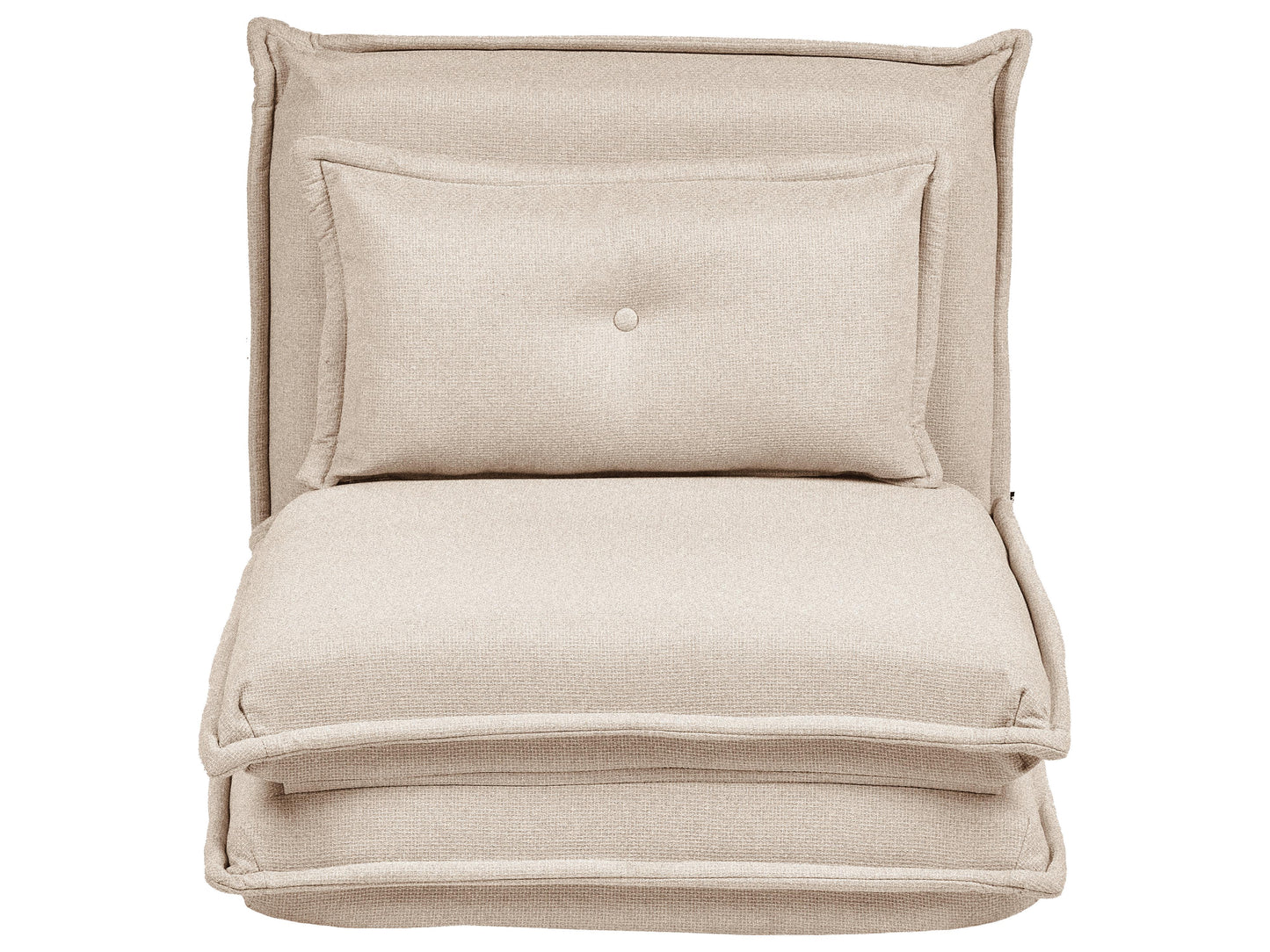  Single Sofa Bed DELLEN Fabric Beige
