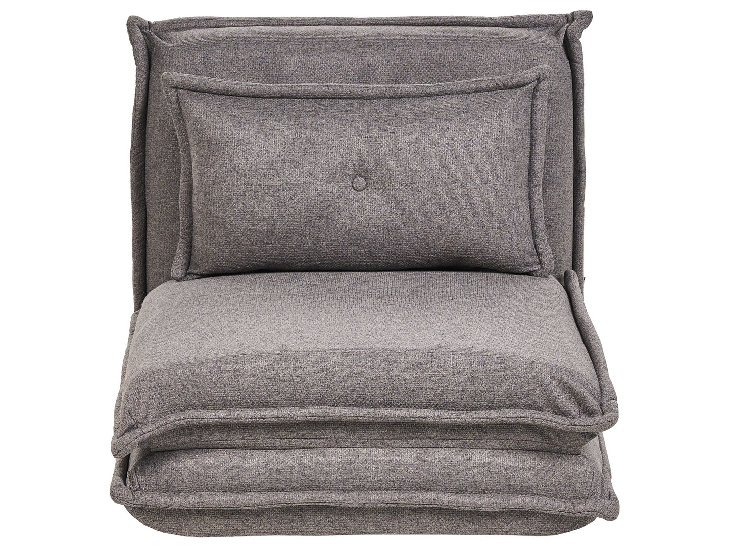  Single Sofa Bed DELLEN Fabric Dark Grey