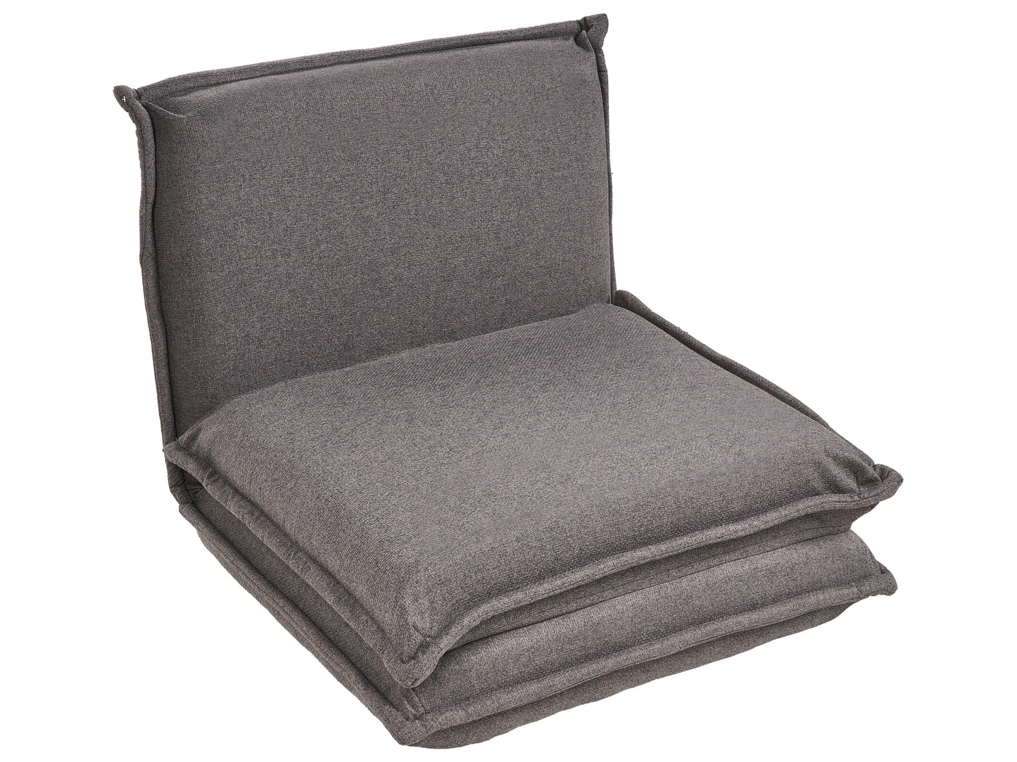  Single Sofa Bed DELLEN Fabric Dark Grey