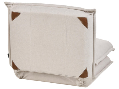  Single Sofa Bed DELLEN Fabric Off-White