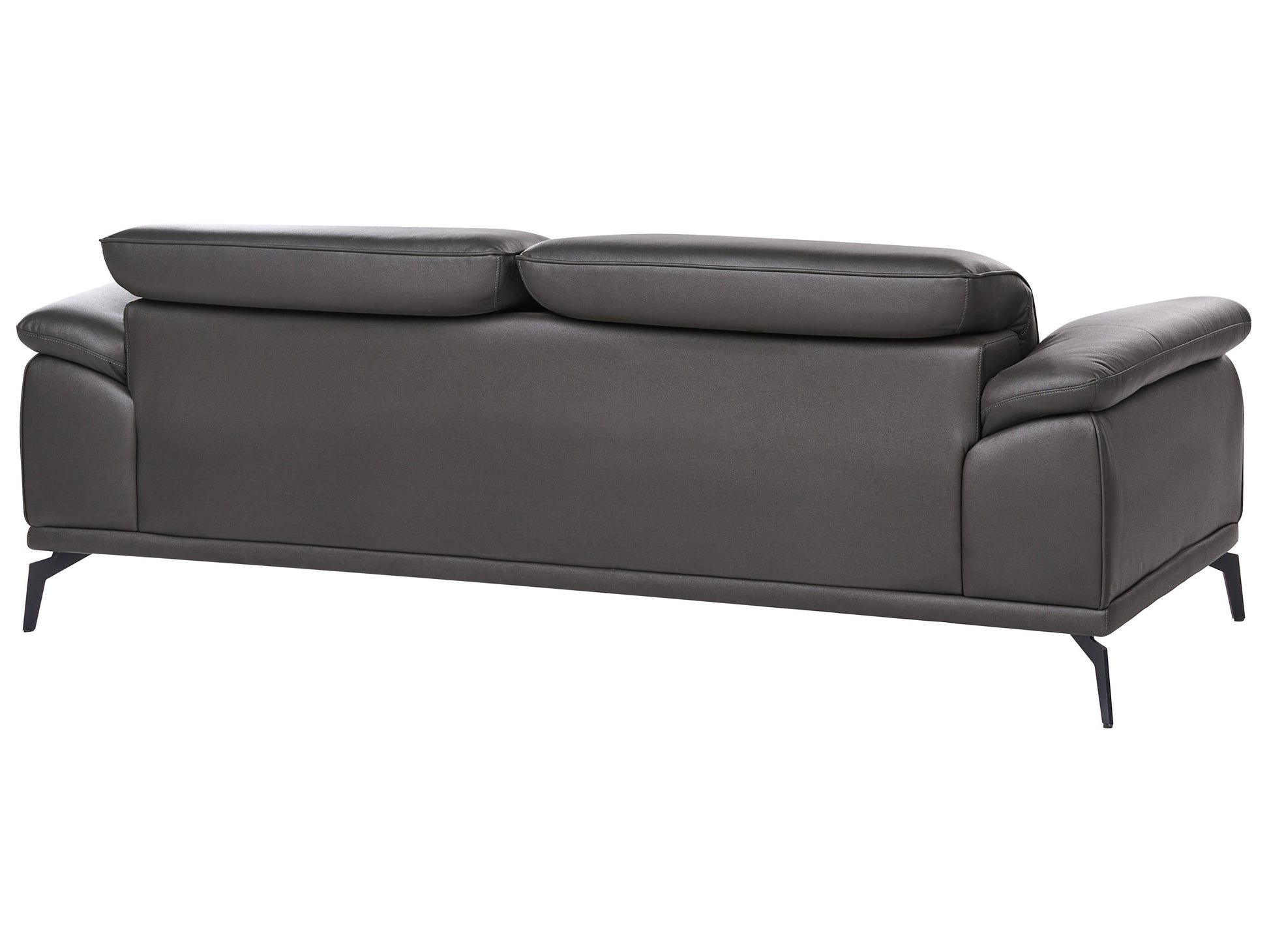  Sofa 3 Seater VEJEN Faux Leather Black