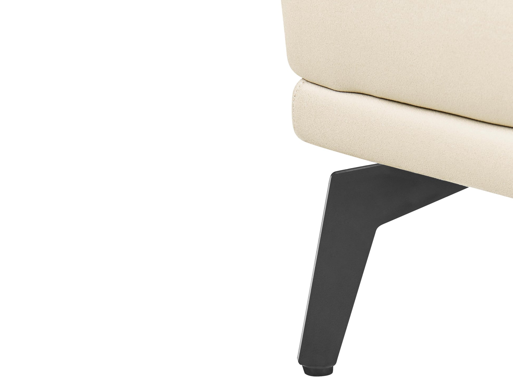  Sofa 3 Seater VEJEN Faux Leather Beige