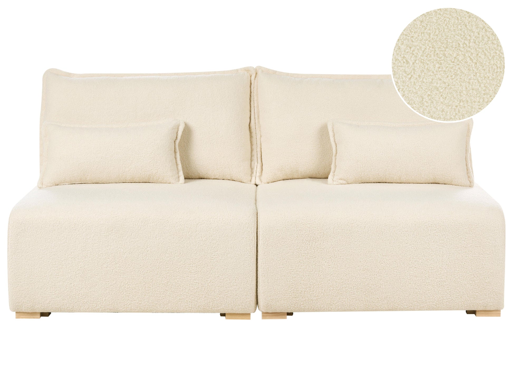  Modular Sofa 3 Seater NERBO Boucle Off-White