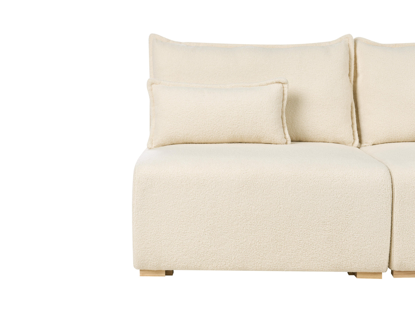  Modular Sofa 3 Seater NERBO Boucle Off-White