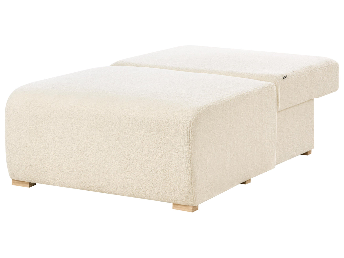  Modular Corner Sofa NERBO Boucle Off-White Right Hand
