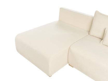  Modular Corner Sofa NERBO Boucle Off-White Right Hand
