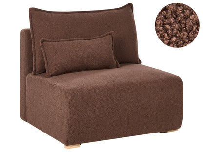  1-Seat Section NERBO Boucle Brown