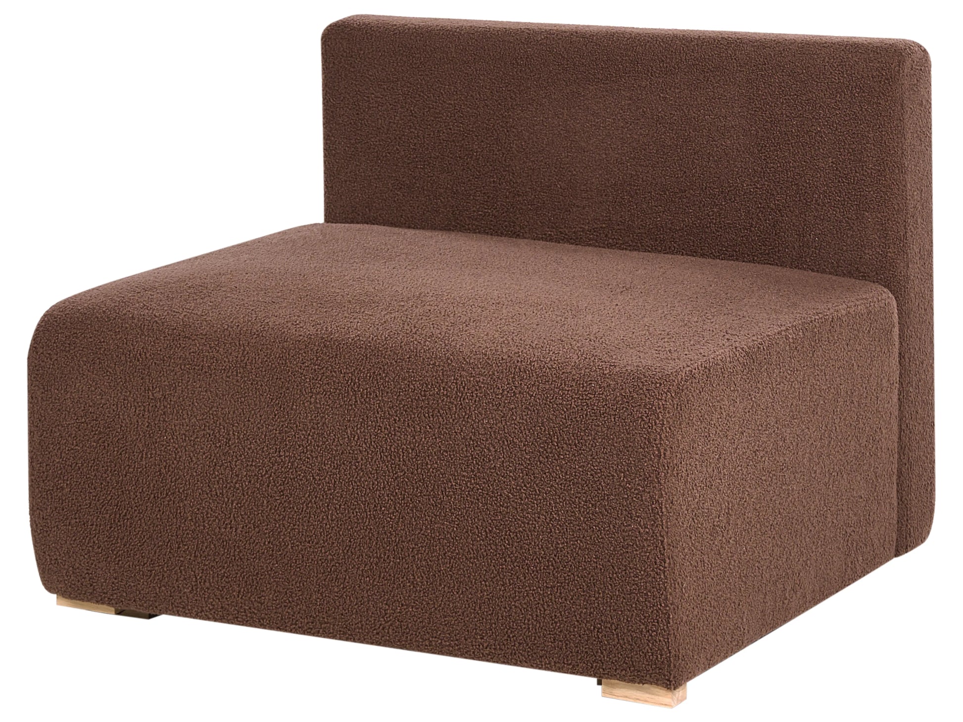  1-Seat Section NERBO Boucle Brown