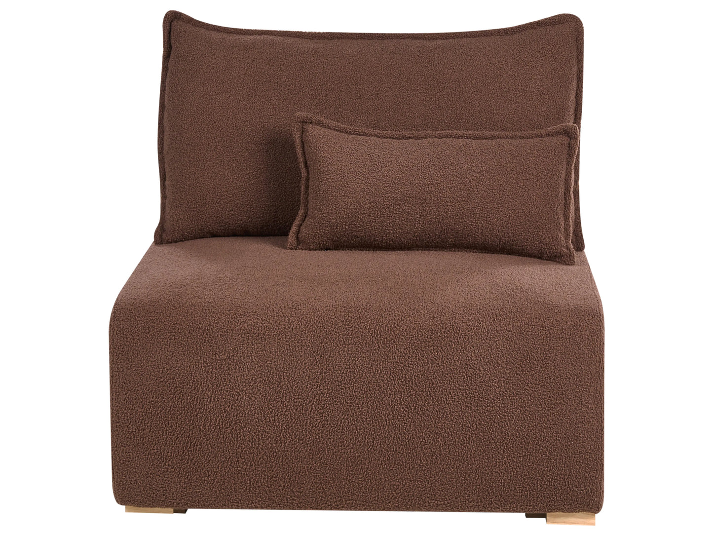  1-Seat Section NERBO Boucle Brown