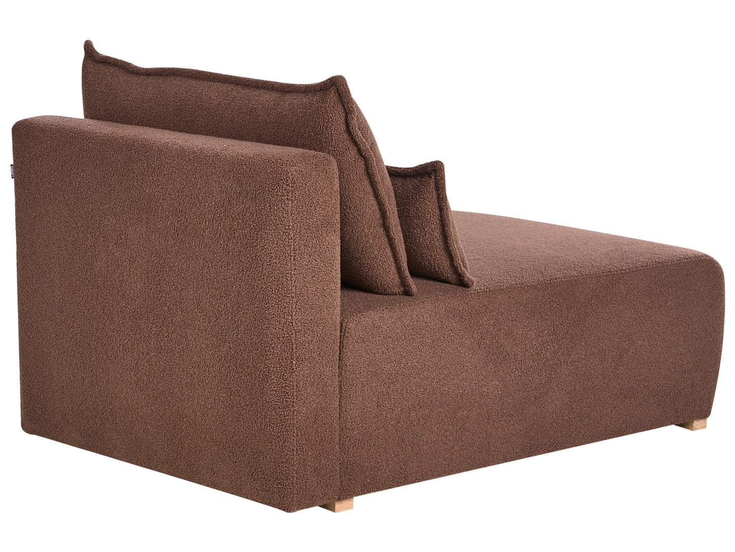 Chaise Longue NERBO Boucle Brown